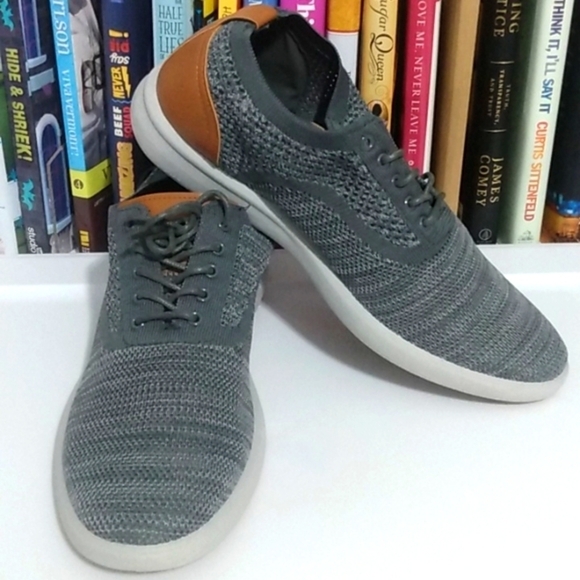 G.H. BASS CONNER KT GRAY COMFORT STRETCH OXFORD SHOES SIZE 9.5 NWT main image 5